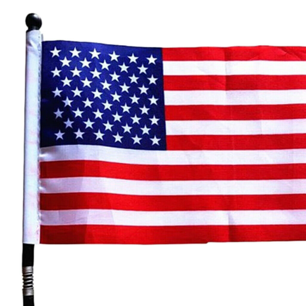 2x Universal  National Flags for Bike Scooter Motorcycle Handlebar