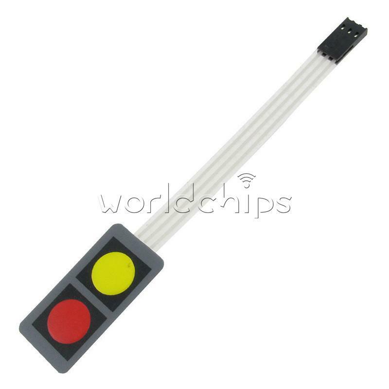 40x20x0.8mm 12V 1x2 2 Key Matrix Membrane Switch Keypad Keyboard
