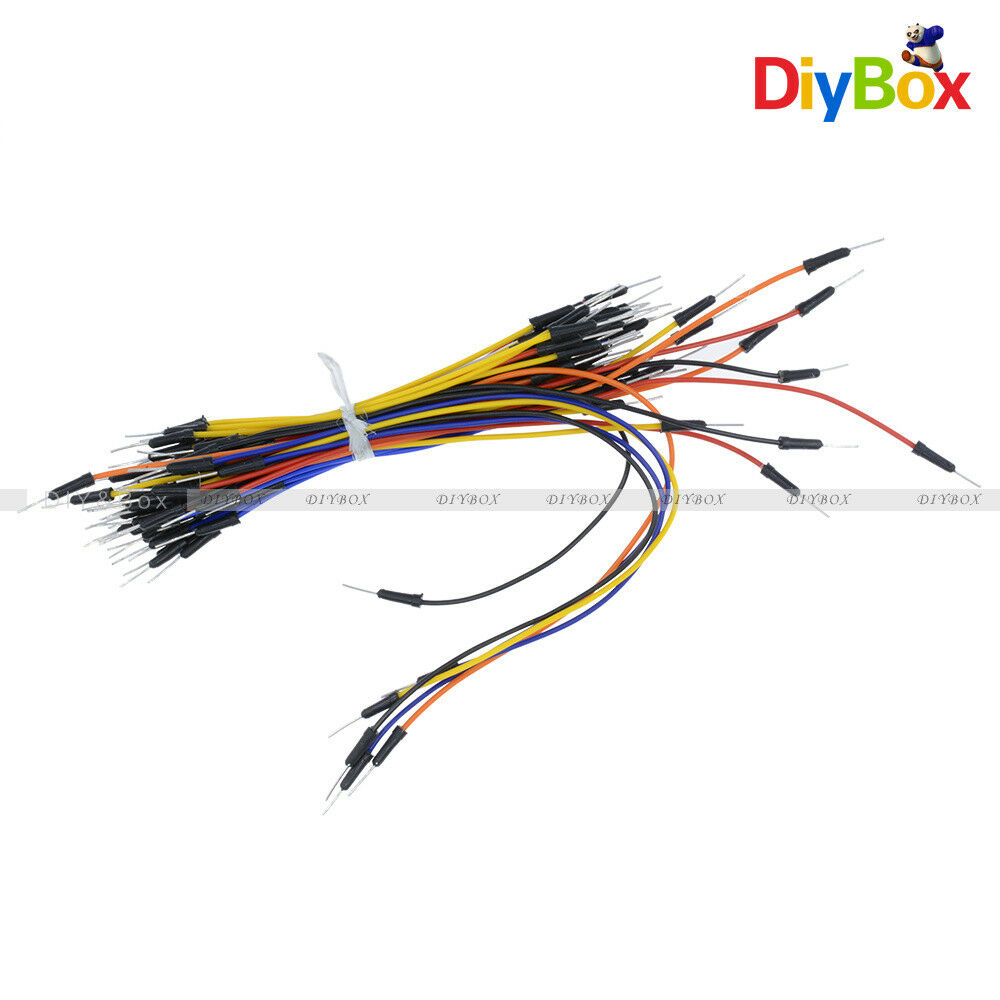 65Pcs Jumper Wires / SYB-120 700 Points Solderless PCB Breadboard For Arduino
