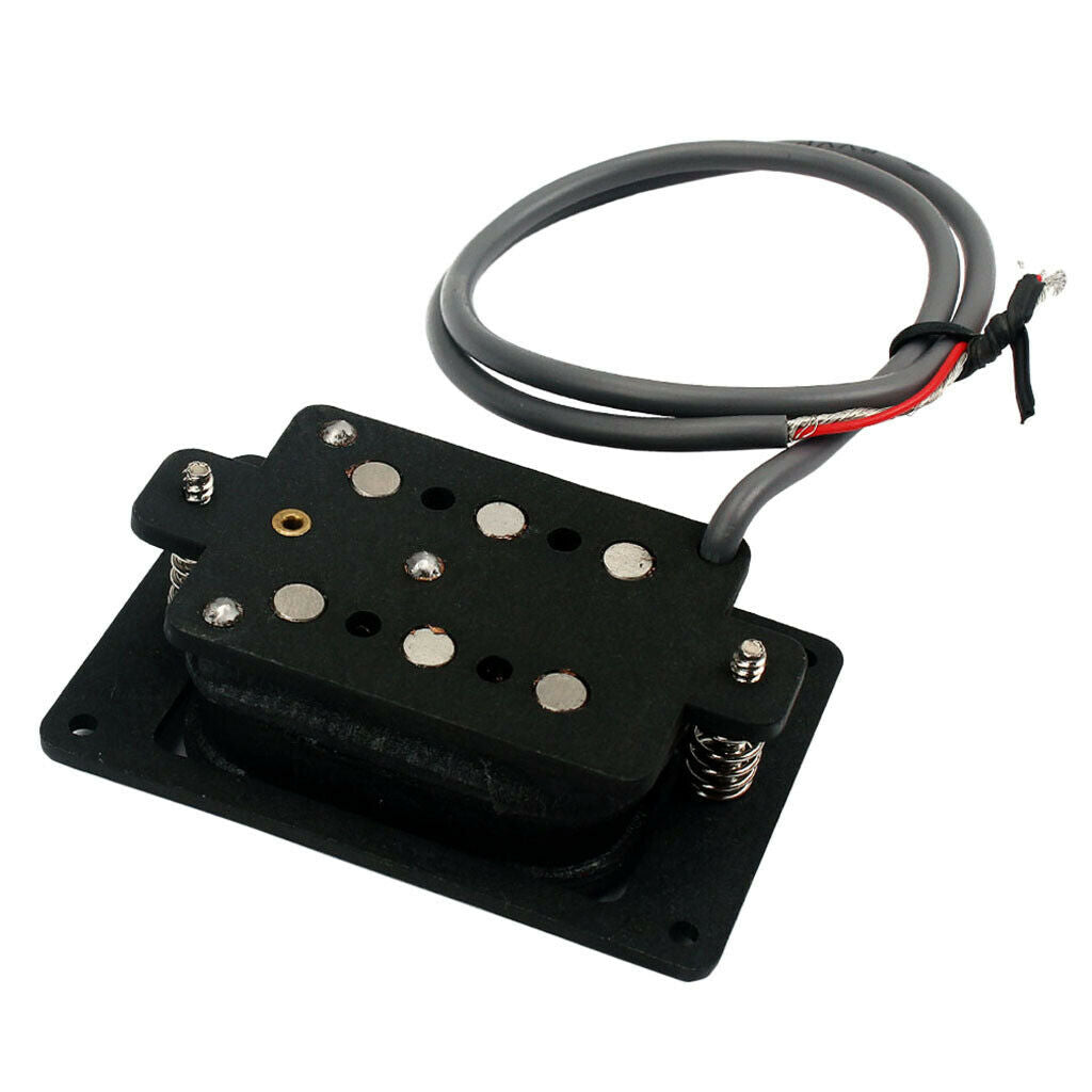 Black Fiber  Pickup Hand Wound For 3-String Cigar Box Guitar Parts 2020