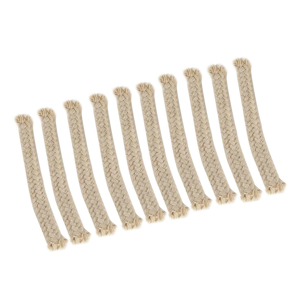 10 Pcs Alcohol Lamp Wicks Suitable For Siphon Pot, Beige Belgian Coffee Maker