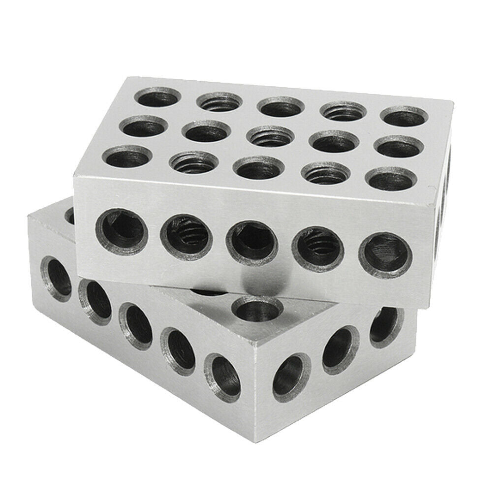 1 pair of block parallel blocks contains 23 holes (5) 3 / 8-16 threaded holes