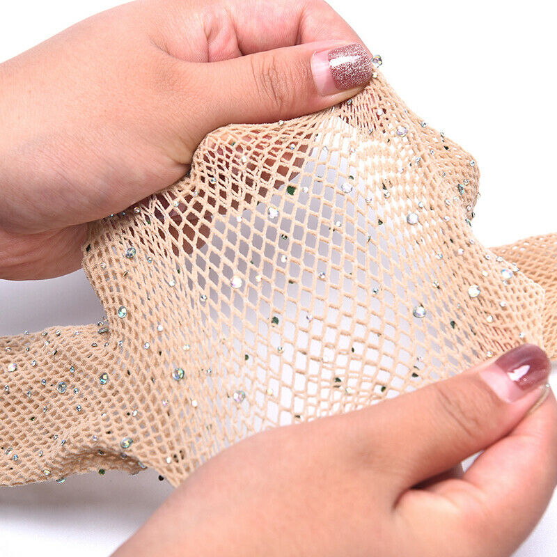 Women Stocking Diamond Sexy Tights Transparent Fishnet Stockings PantyhoseBDAU