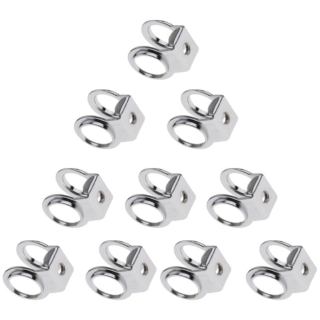 10Pcs Drum Tom Cymbal Holder Rack Clamp Drum Set Mounting Fixing Parts 22mm