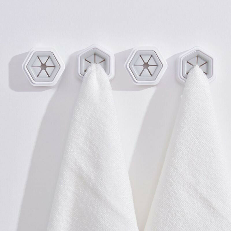 2pcs Towel Holder Kitchen Storage Hooks Sucker Wall Tool  Hanger Ra.l8