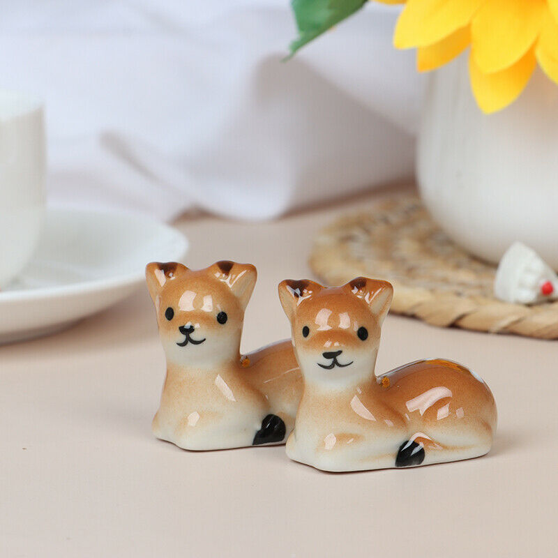 Cute Sika deer Ceramic Chopsticks for Daily Use Chopstick Rack Chopstick Hol Rf