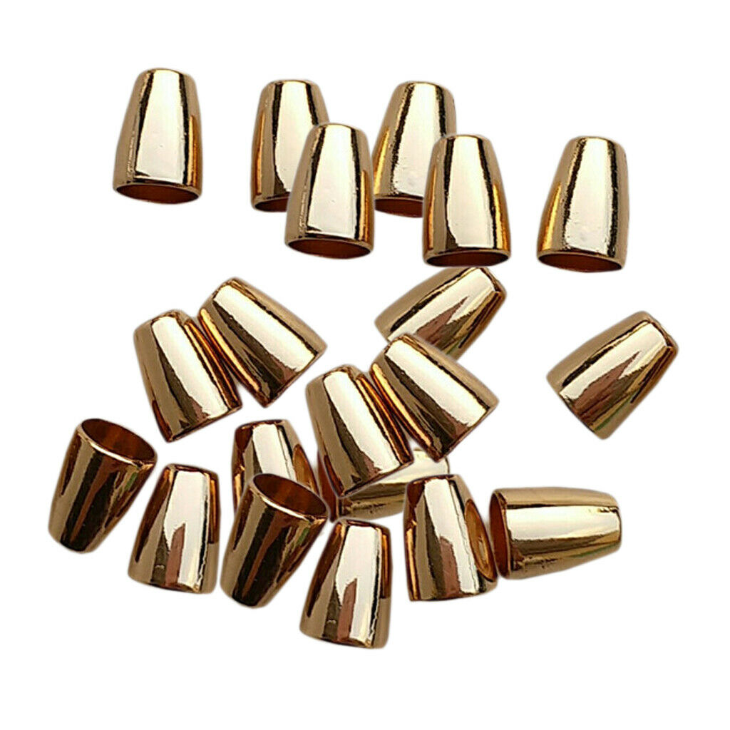 20pcs   Metal   Zinc   Alloy   Bell   Stoppers   Cord   End   Lock   for