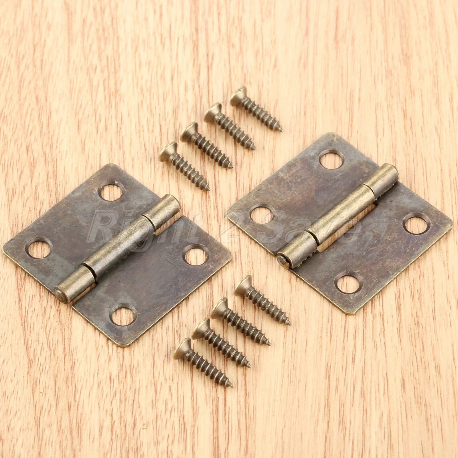 2pcs Furniture Door Hinges Cupboard Wardrobe Cabinet Hinges Hardware 38mm*34mm