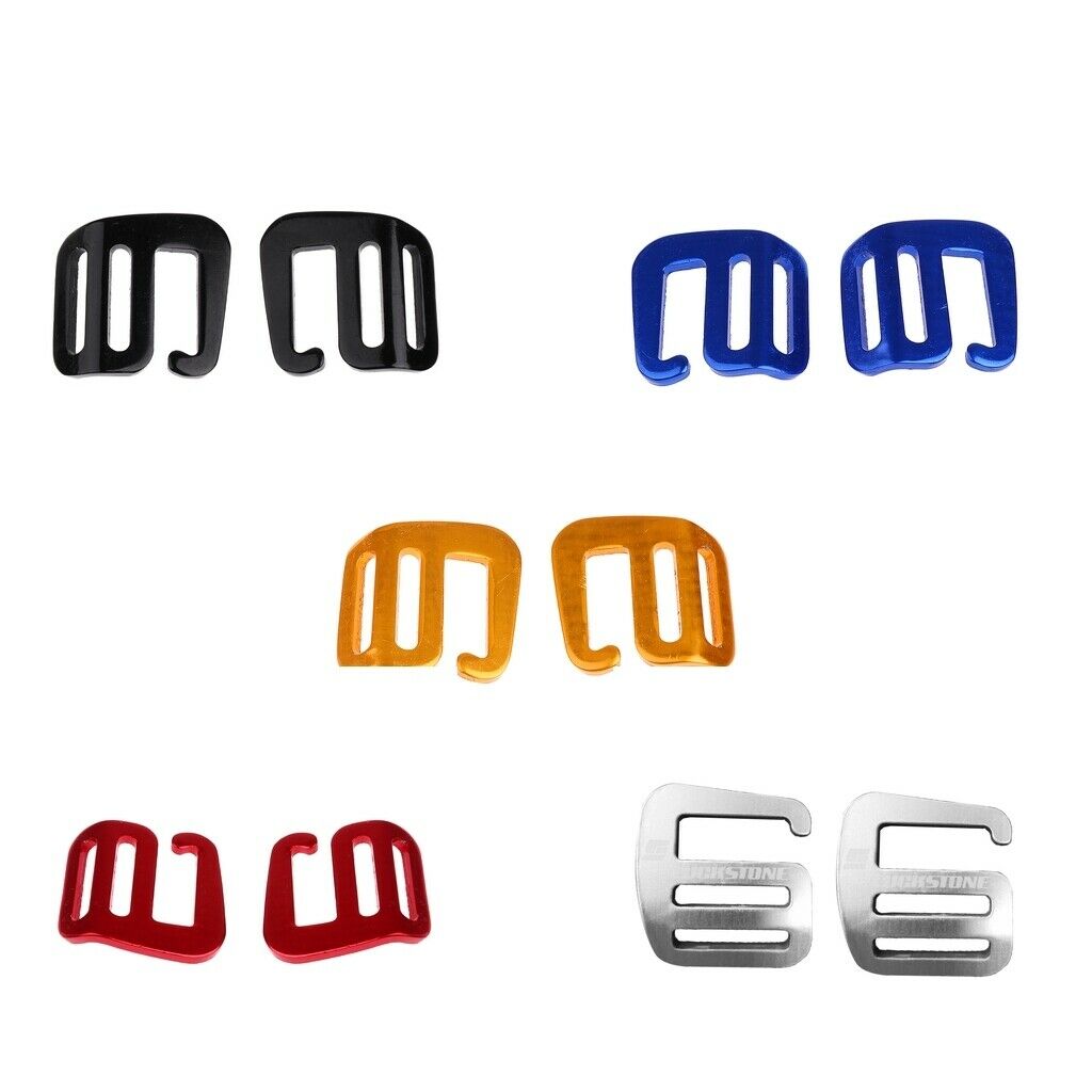 10 Pieces 1inch Sturdy Hook Outdoor Webbing Buckle Luggage Sack Pack Bag Strap