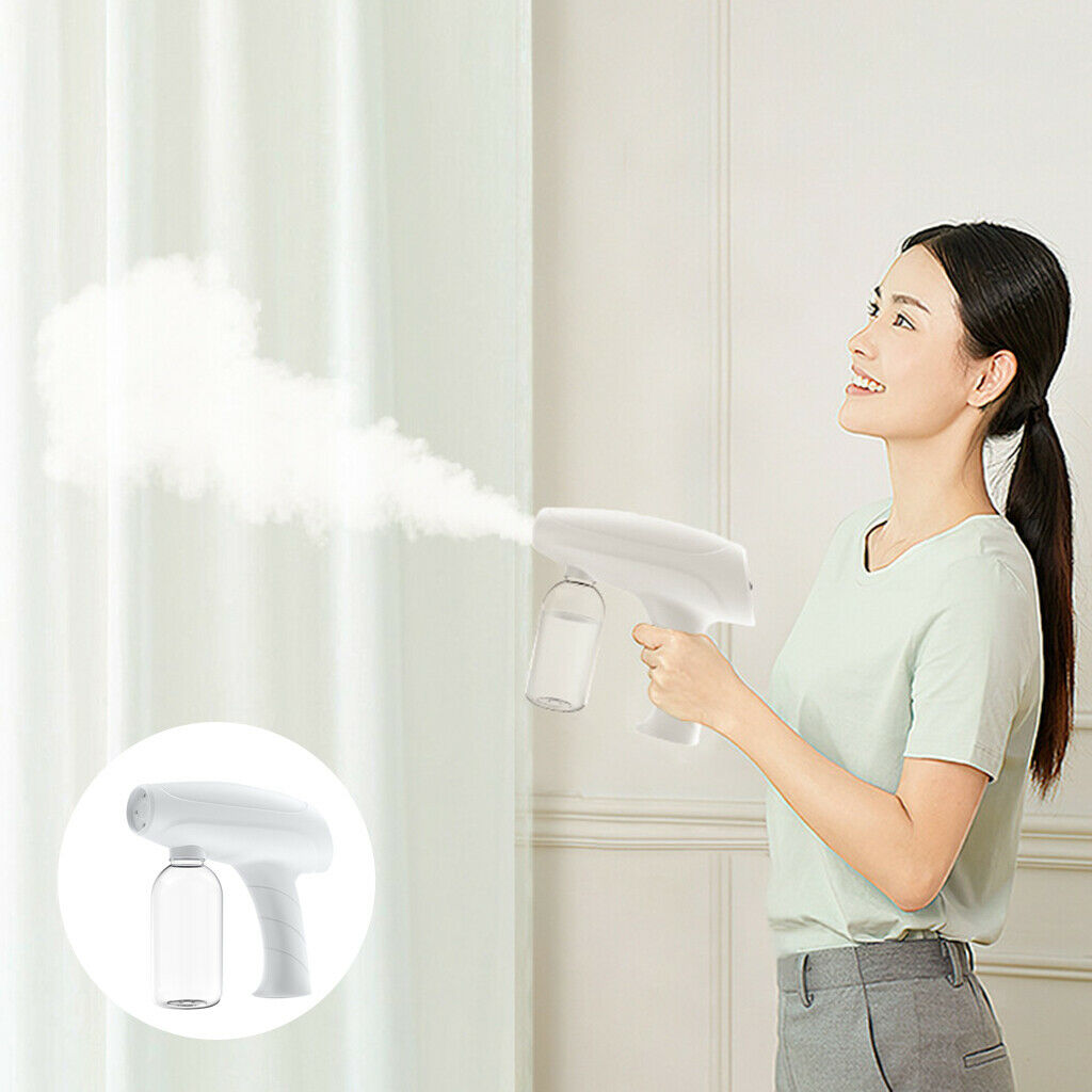320ml Portable 10W Nanos Steam Spray Guns Blue Lights for Home Office Car
