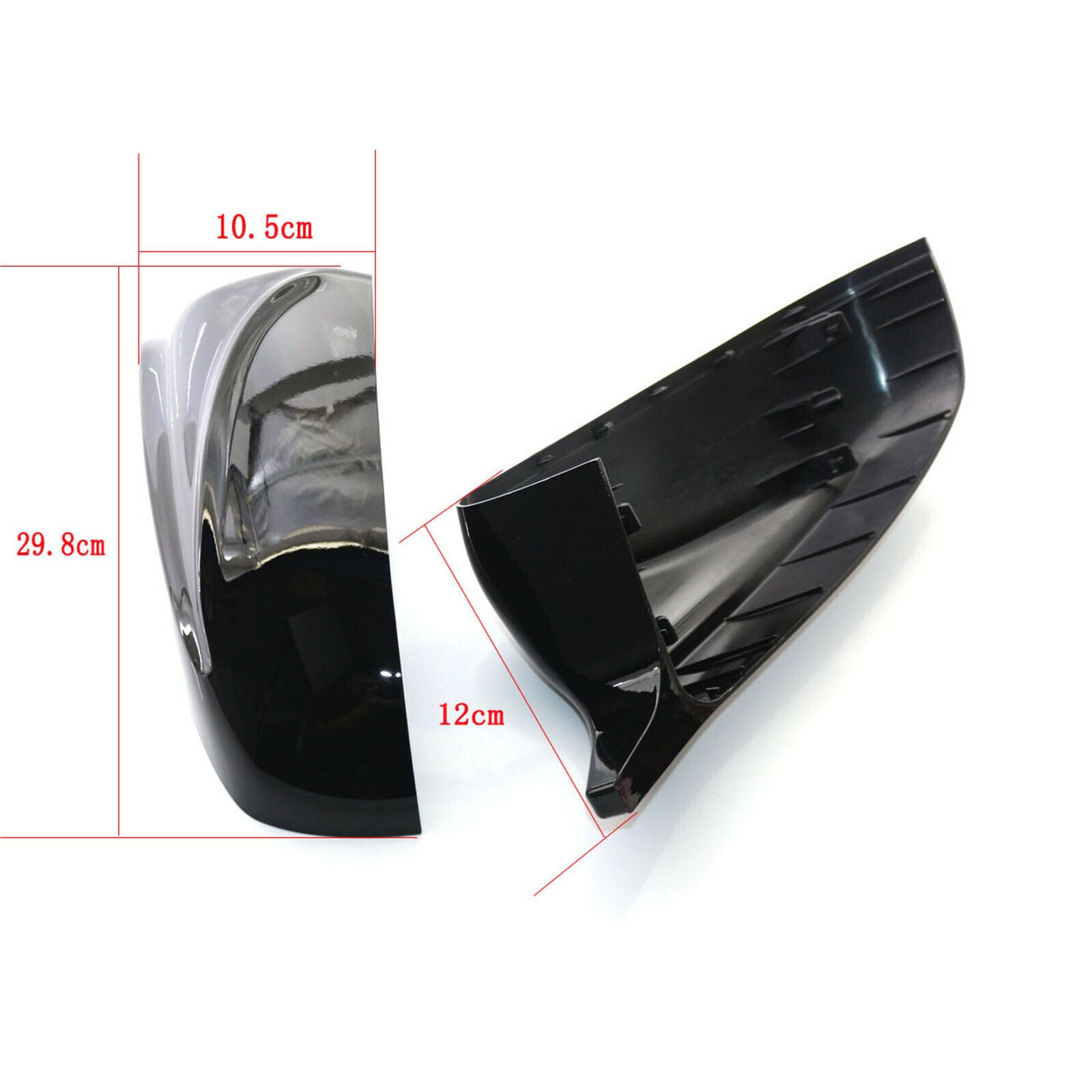 2Pcs ABS Rearview Mirror Cover Car Replacement for BMW x5 x6 E70 51167180725