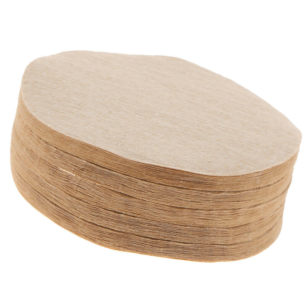 100 Piece Home Kitchen Disposable Unbleached Coffee Flters 2 Cup