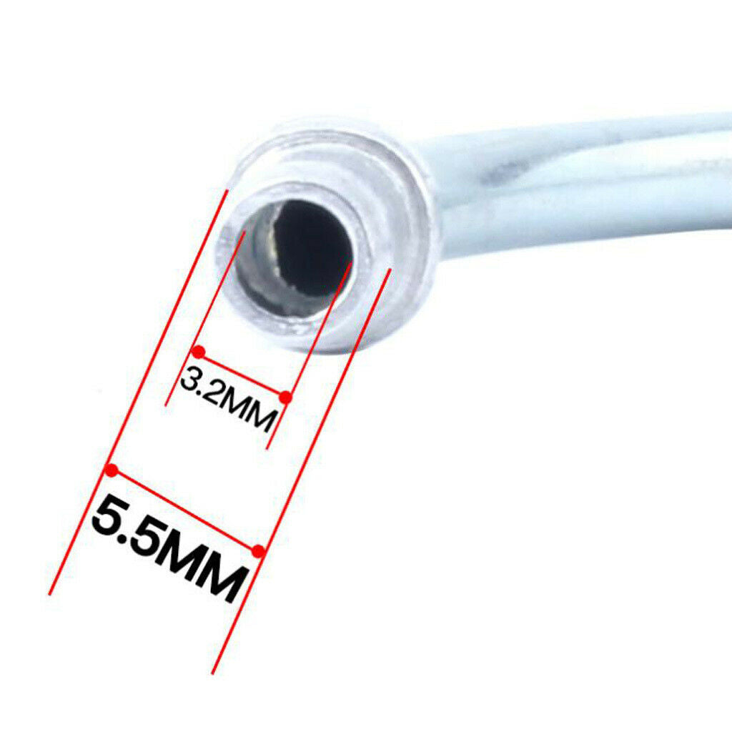 20x Flexible Mountain Road Bike Bicycle Replacement V-Brake Noodle Pipes Kit