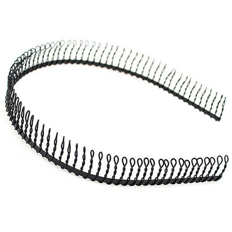 Practical Black Metal Teeth Comb Hairband Hair Hoop Headband For Woman Sexy BDAU