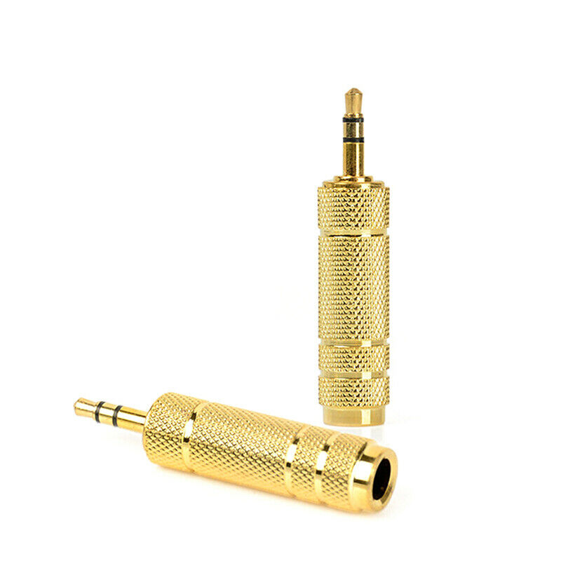 6.5 mm Socket Female to 3.5 mm Plug Male Stereo Audio Adapter Jack Microp.l8