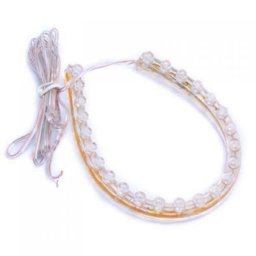 24cm Flexible Car 24-LED Strip Light- Yellow