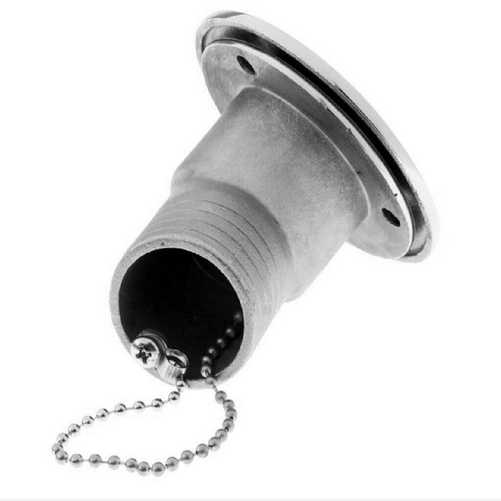 Stainless Steel Boat Deck FUEL 2 '' Boat Deck Fill Filler With Keyless Lid