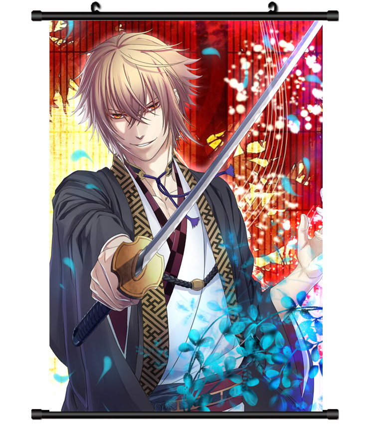 4441 Hakuouki Shinsengumi Kitan Kazama anime Home Decor Poster Wall Scroll