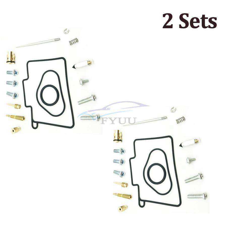 2 Sets of Carburetor Repair and Reconstruction Kit For Suzuki RM125 2001- 2006
