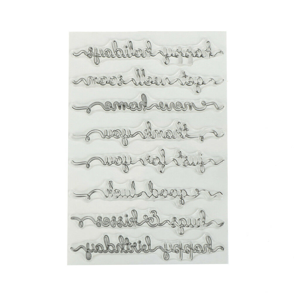 English greetings Transparent Silicone Clear Stamps for Scrapbook Album C.l8