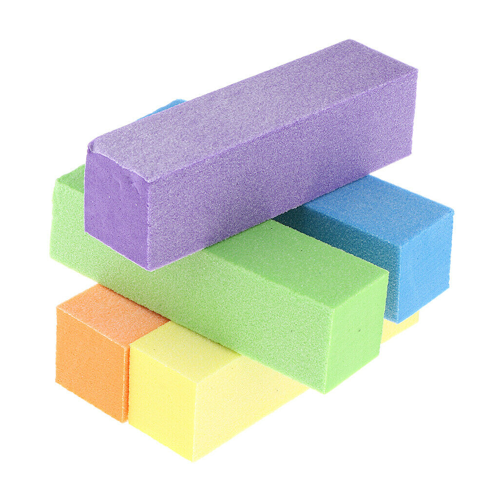 30 Pieces Sanding Nail Polisher Polish Buffer Block Manicure Tools 3 Colors