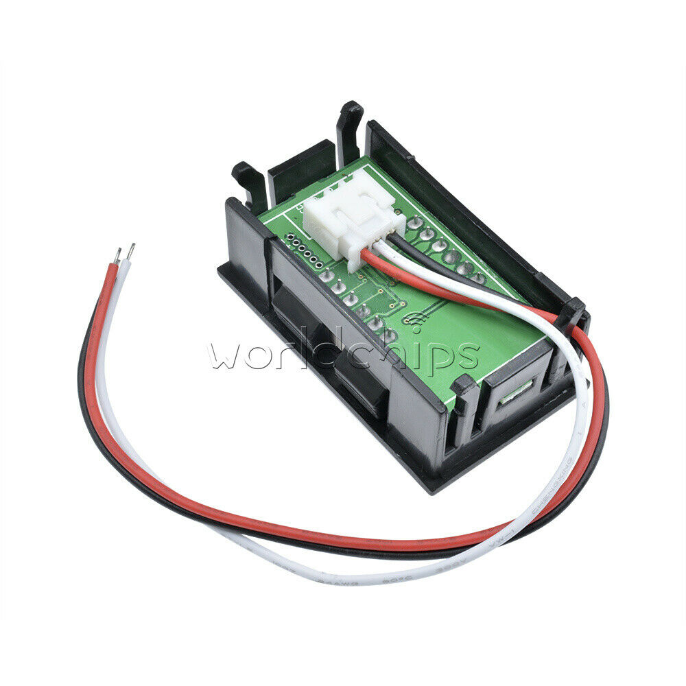 Mini Blue LED Display DC 0V to 99.9V Panel Meter Digital Voltmeter Three Wires