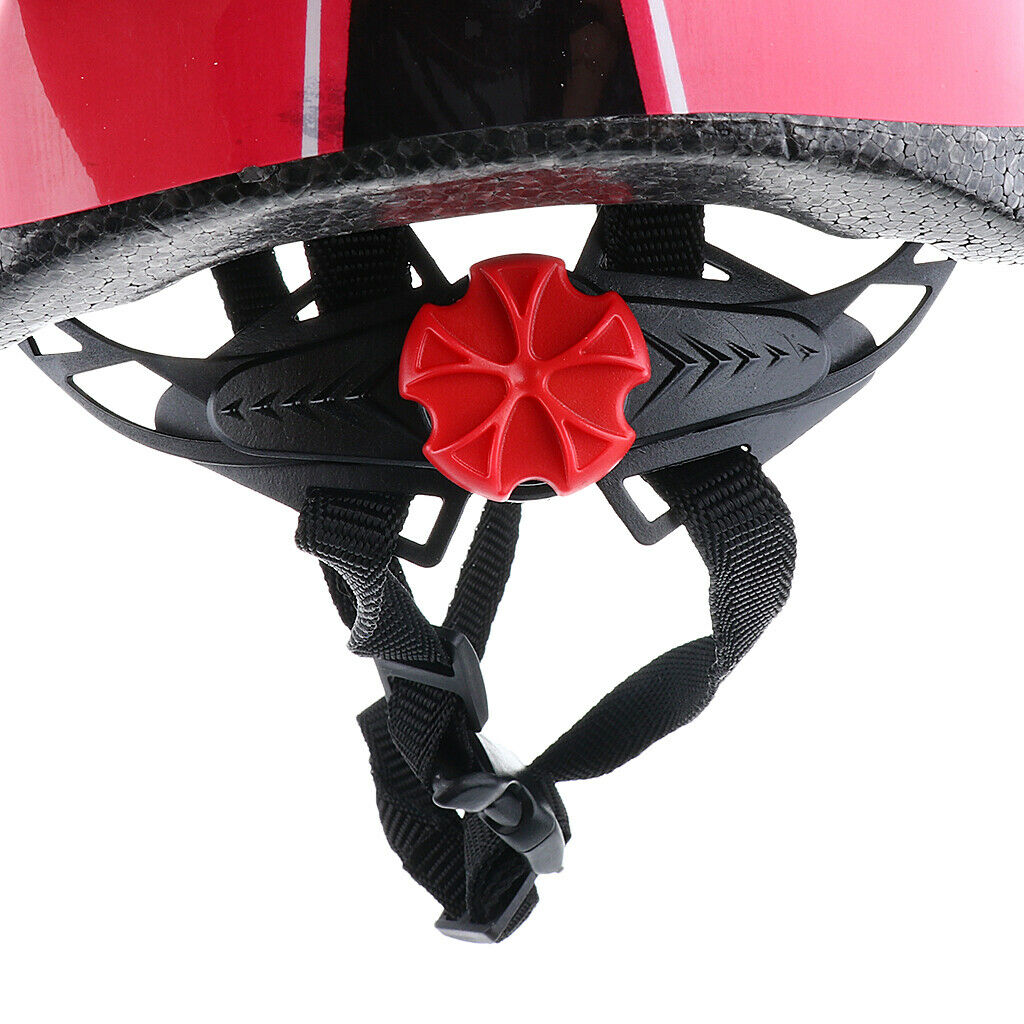 7 Pieces Kid Child Roller Skating Bike Helmet Knee Wrist Guard Elbow Pad Set Red