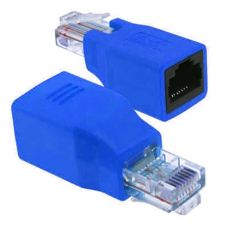 Connected Crossover Cable RJ45 M/F Adapter Male to Female L2R9