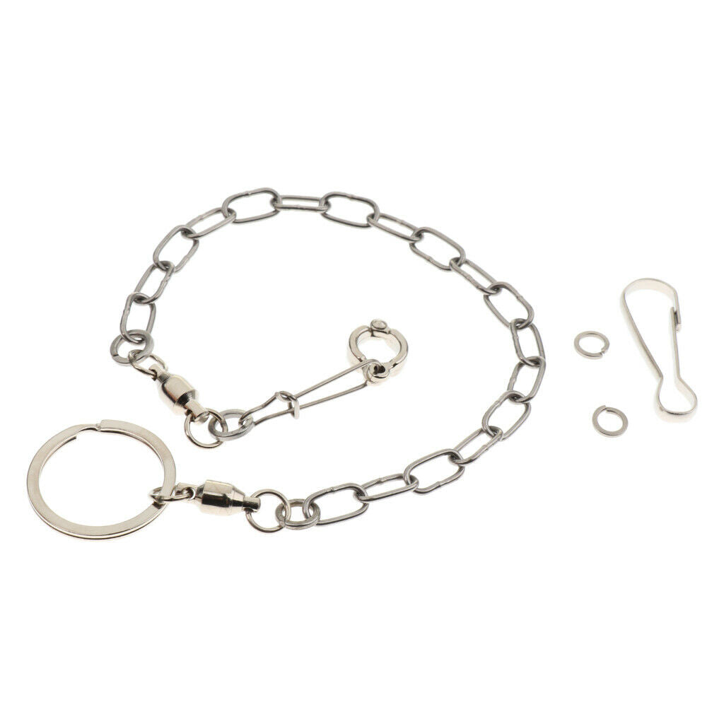Pet Bird Leash Parrot Foot Chain Stainless Steel Training Anklet Ring 09