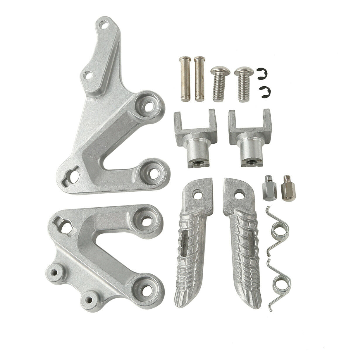 Front Rider Foot Pegs Footrest Bracket Fit For Suzuki GSXR1000 2003-2004