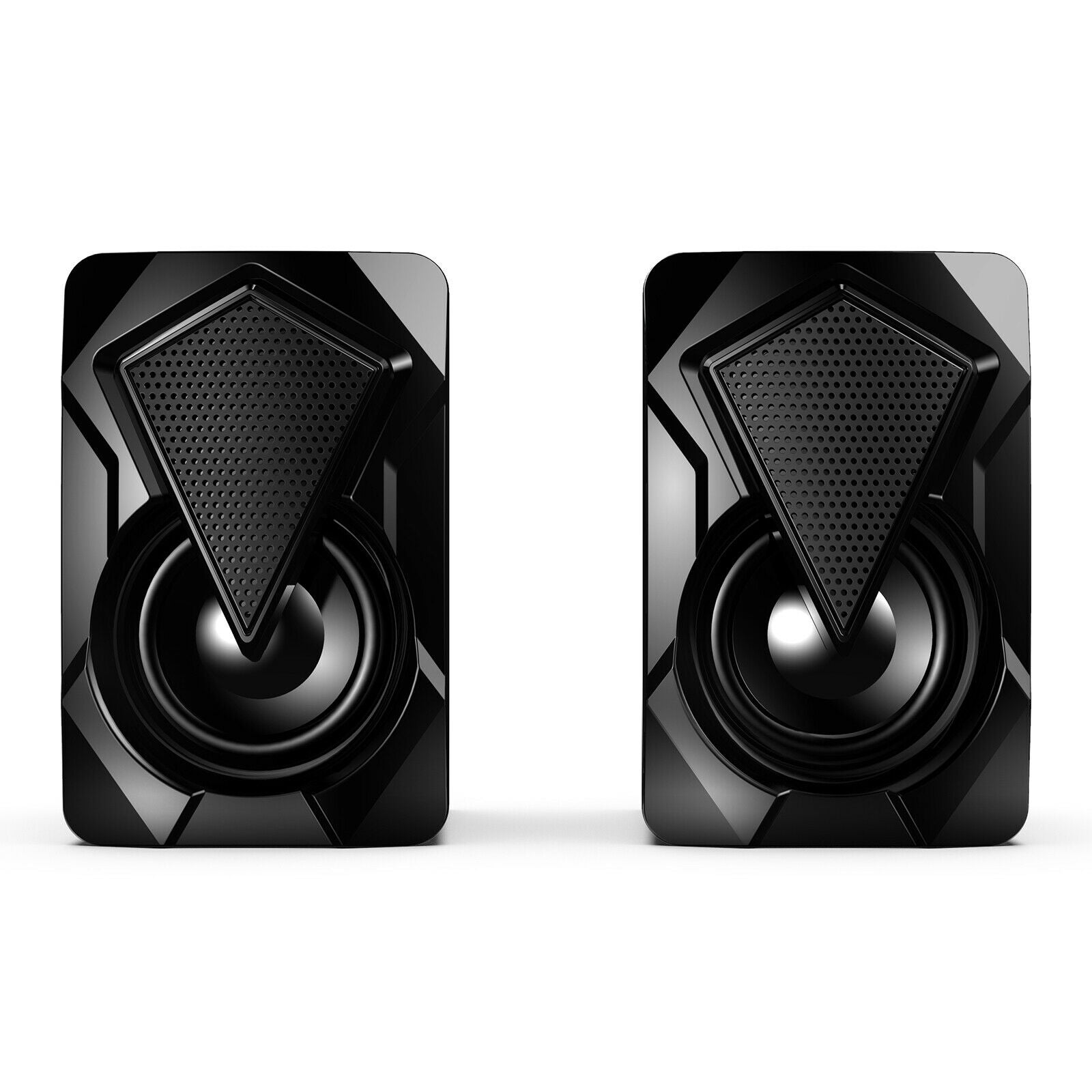 PC Computer Speakers USB Powered Stereo Subwoofer Loudspeaker with Colorful RGB