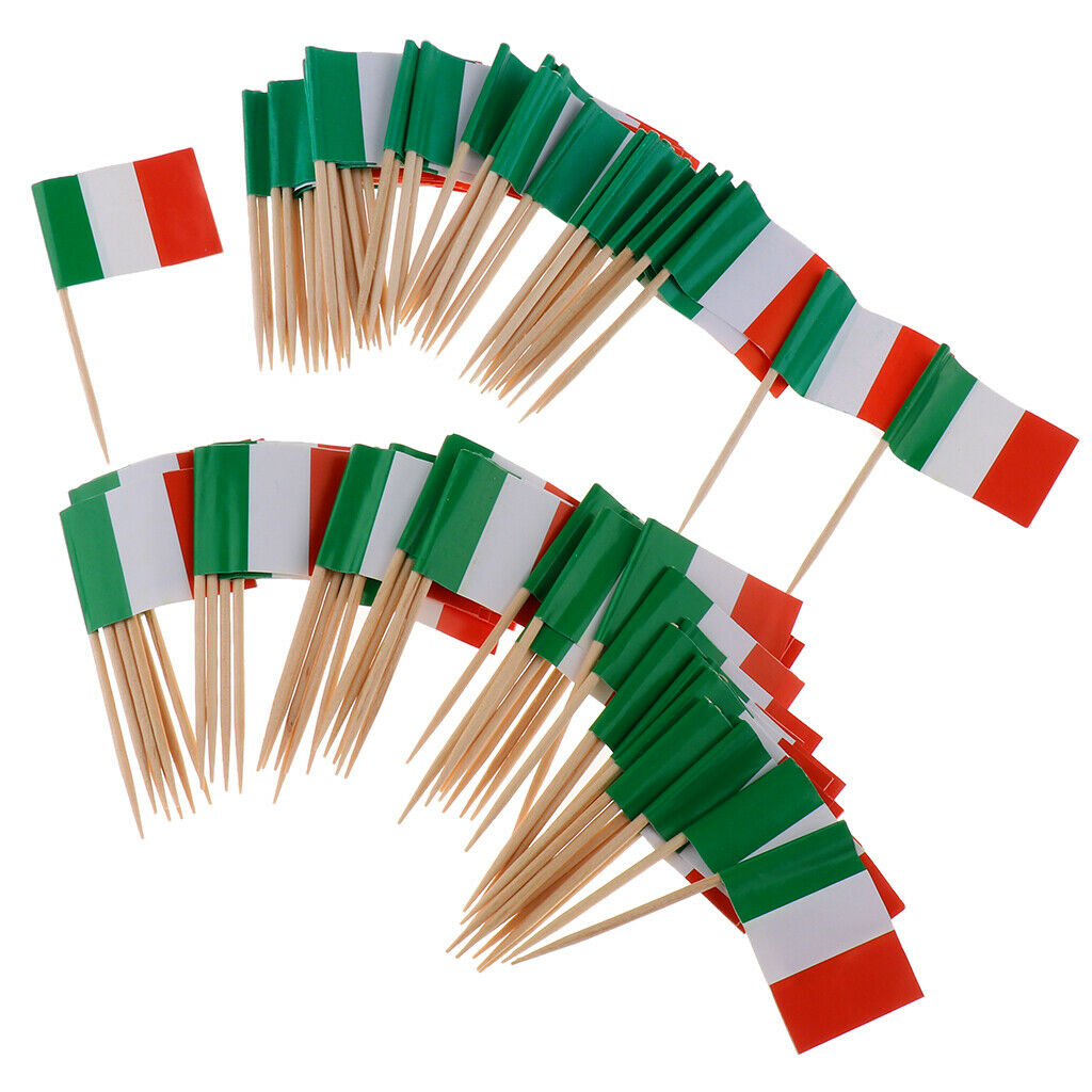 Toothpick Wood Toothpicks Decorative Flag Toothpicks Cake Decorations Party