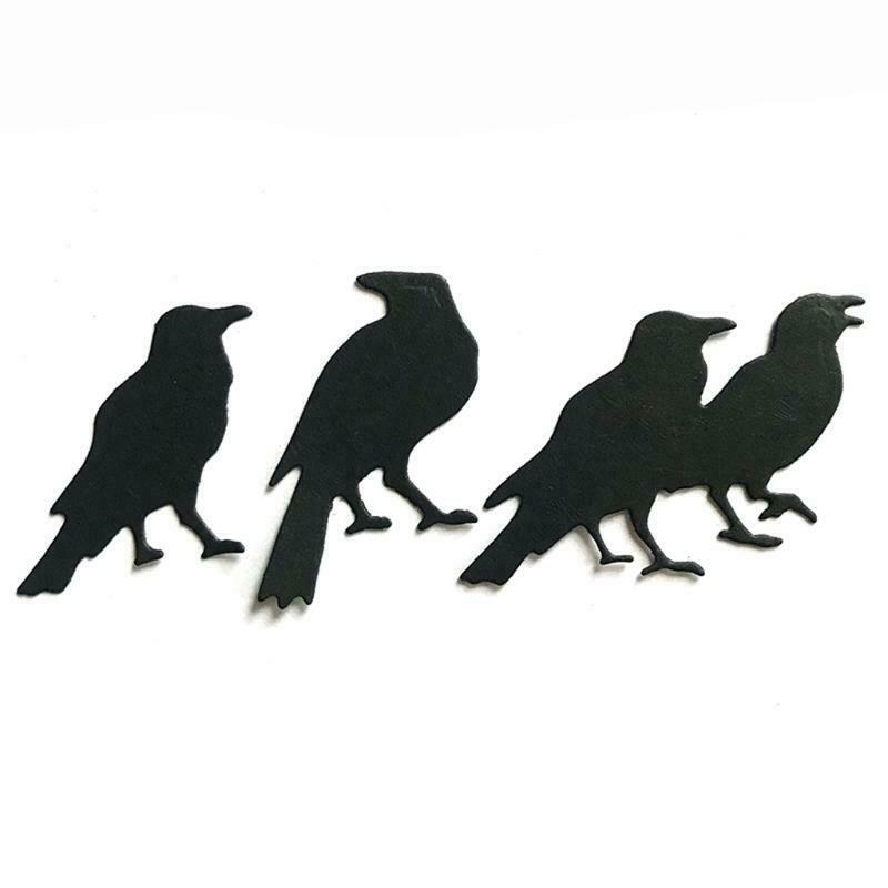Halloween Crows Metal Cutting Dies Stencil DIY Scrapbooking Album Paper Template
