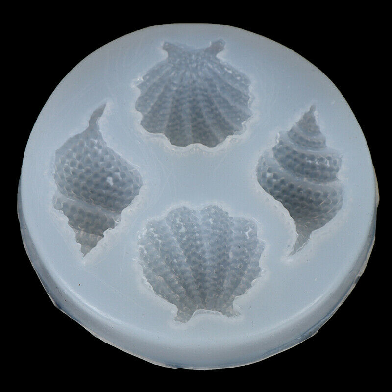 1PC Multi-faceted Shell Conch  Silicone Abrasive Simulation Shell Crafts MolFCA