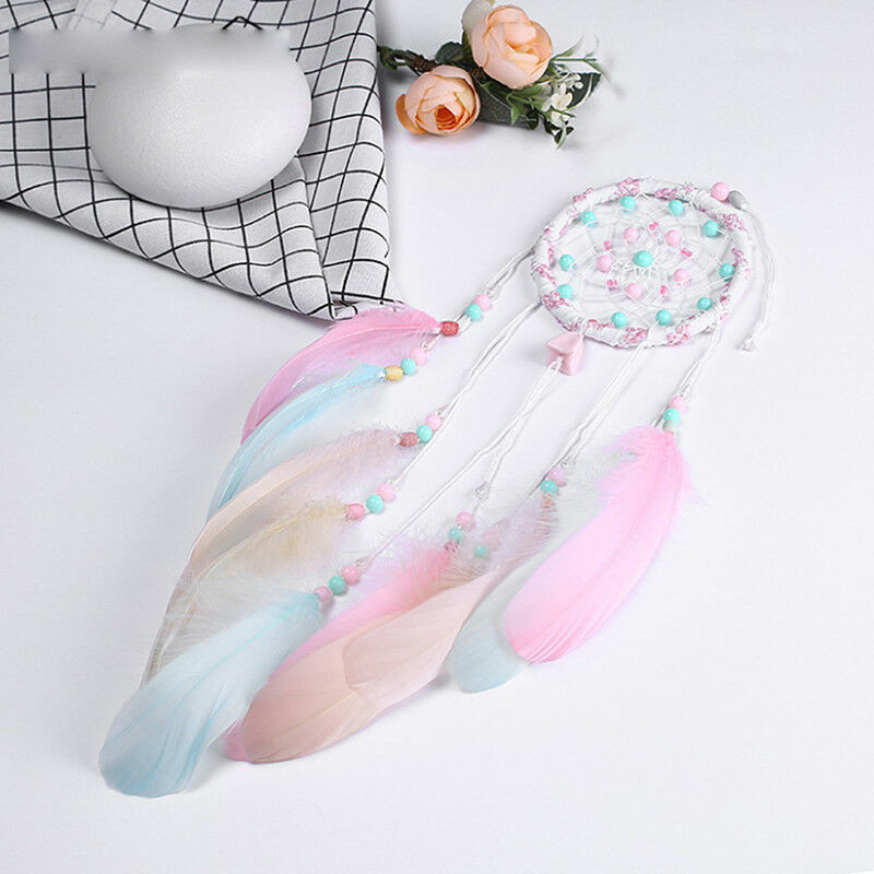 Colorful Feathers Dream catcher Bedroom Decoration Dreamcatchers Wind Chi.l8