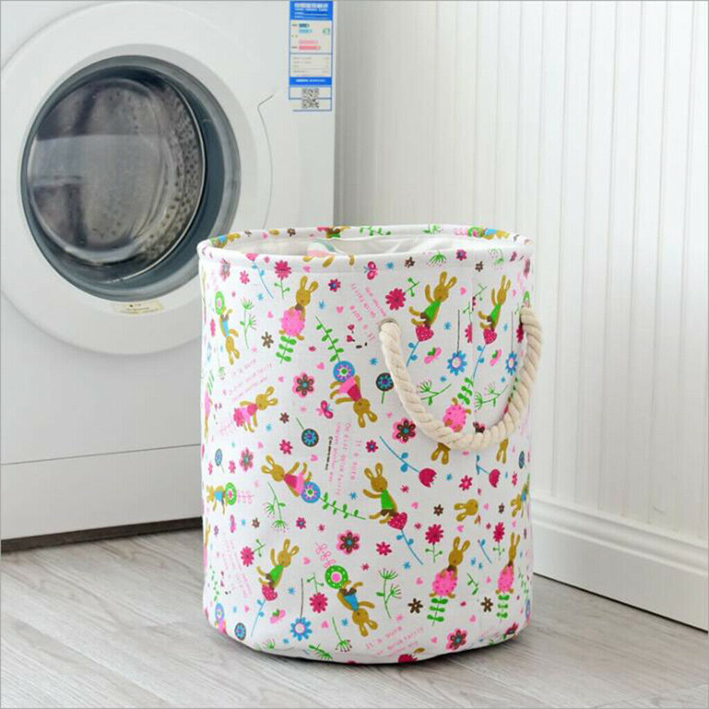 Laundry Basket Collapsible Fabric Laundry Hamper Clothes Bag Folding Washing
