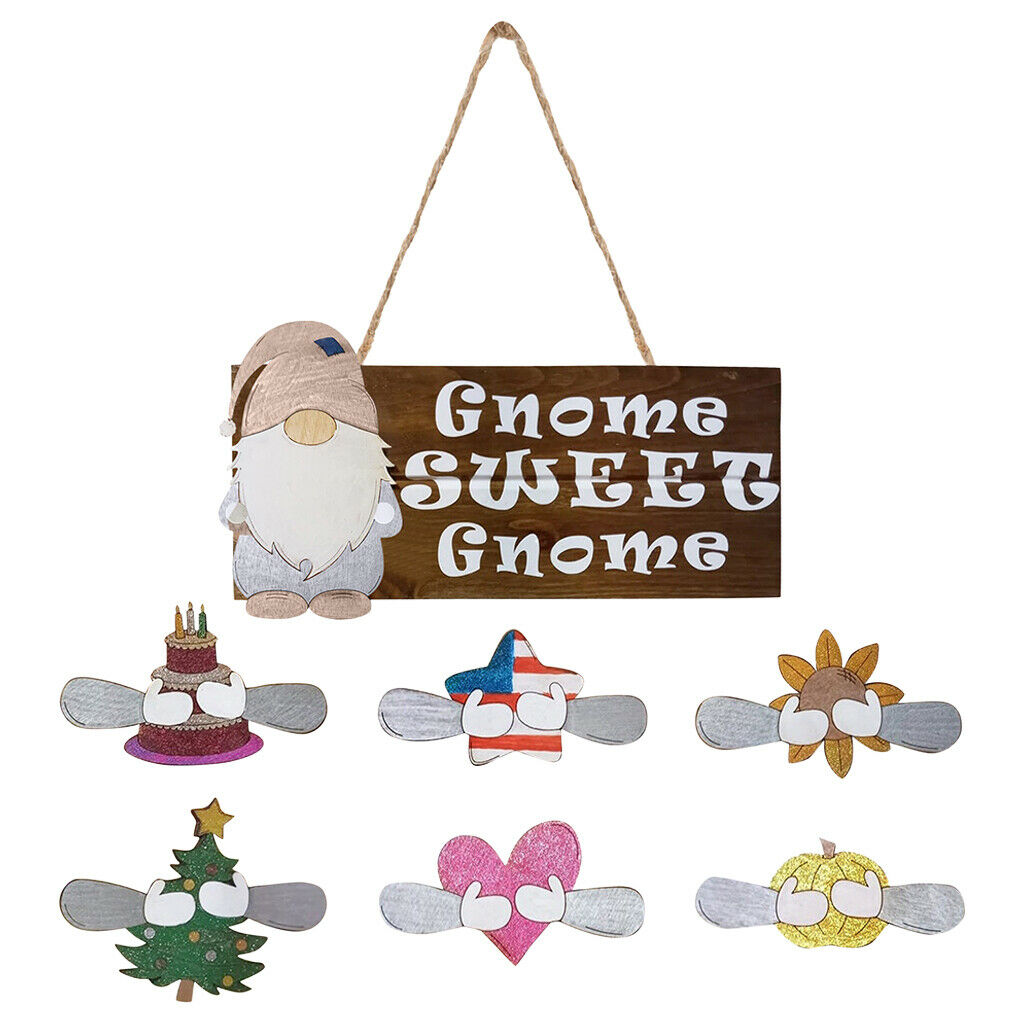Rustic Farmhouse Seasonal Wood Sign Wall Hanging Porch Ornaments for Fall