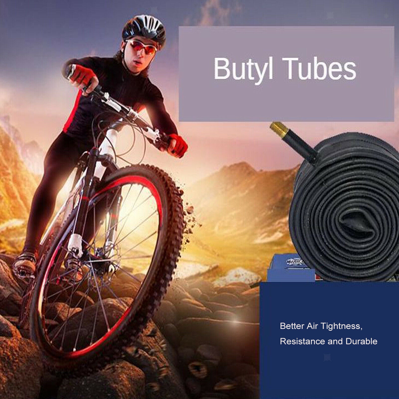 700 X 23C Mountain Bike Presta Valve Inner Tube - 60mm-  Tire Replacments