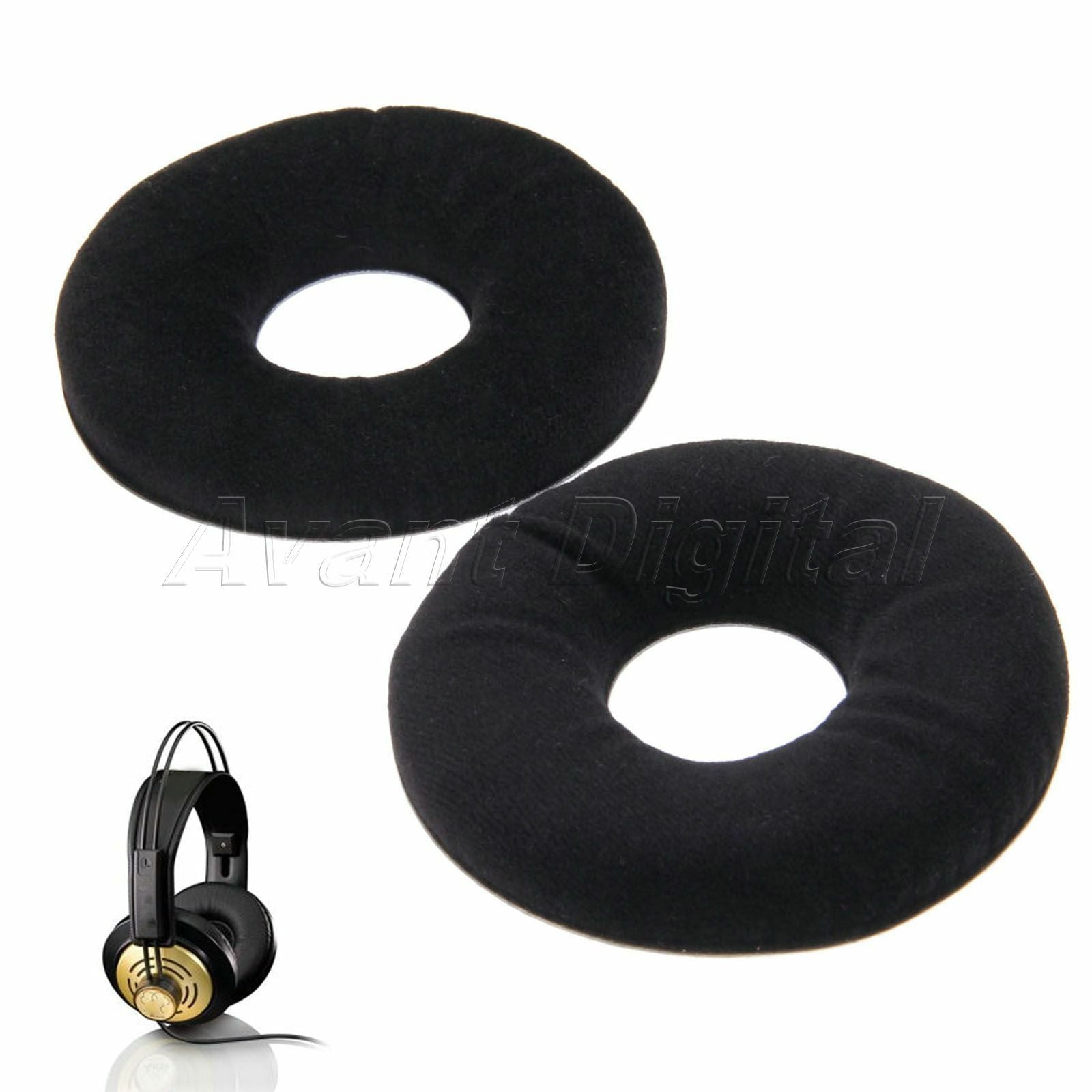 2X Durable Soft Velour Ear Pads For AKG K121 K121S K141 K142 MK II HD Headphones