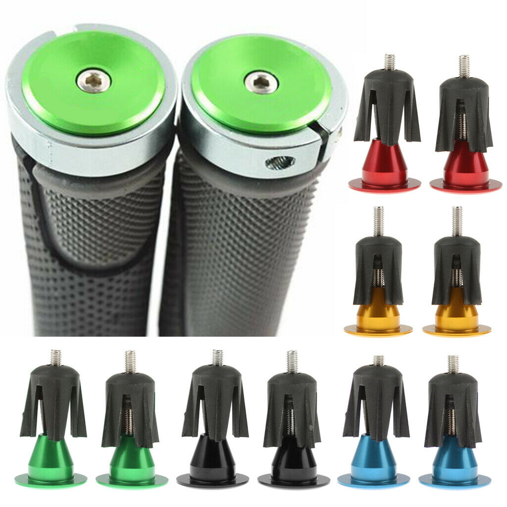 5 Pairs Aluminum Alloy  Grips End Plugs s