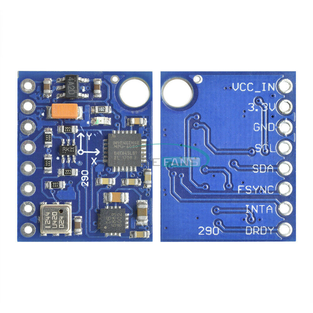 MPU6050 HMC5883L BMP180 10DOF Gyroscope Acceleration Compass Module for Arduino