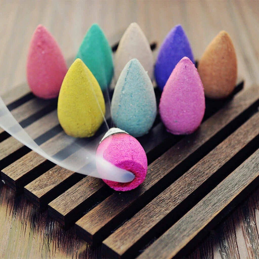 10PCS Backflow Incense Cones Incense Cone for Meditation Yoga Relaxation