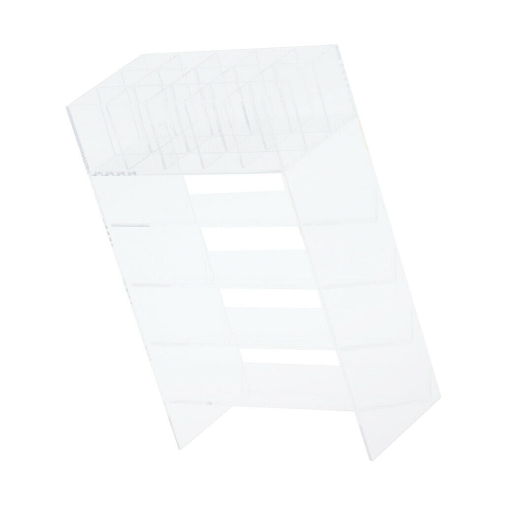 Lipstick Organizer Lipgloss Lip Balm Holder Acrylic Display Stand Rack Clear