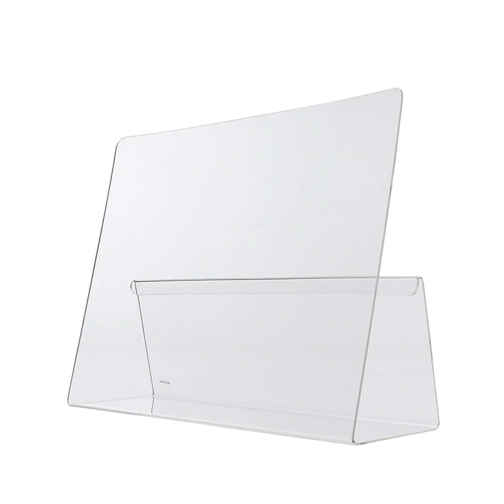 Home Party Clear Acrylic Recipe Menu Countertop Display Stands Holder Rack