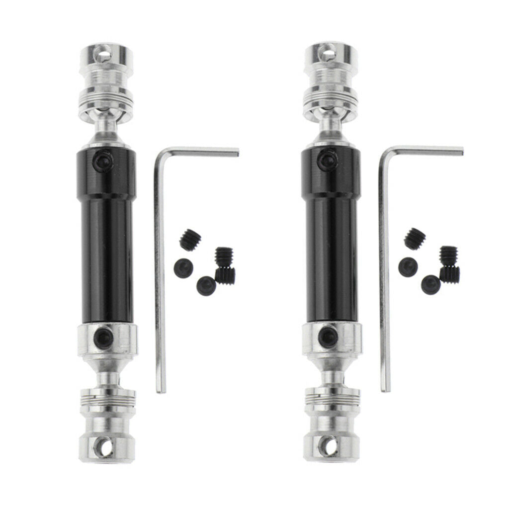 2x 1/12 RC Universal Drive Shaft for WLTOYS 12428 12423 Crawler Replacements