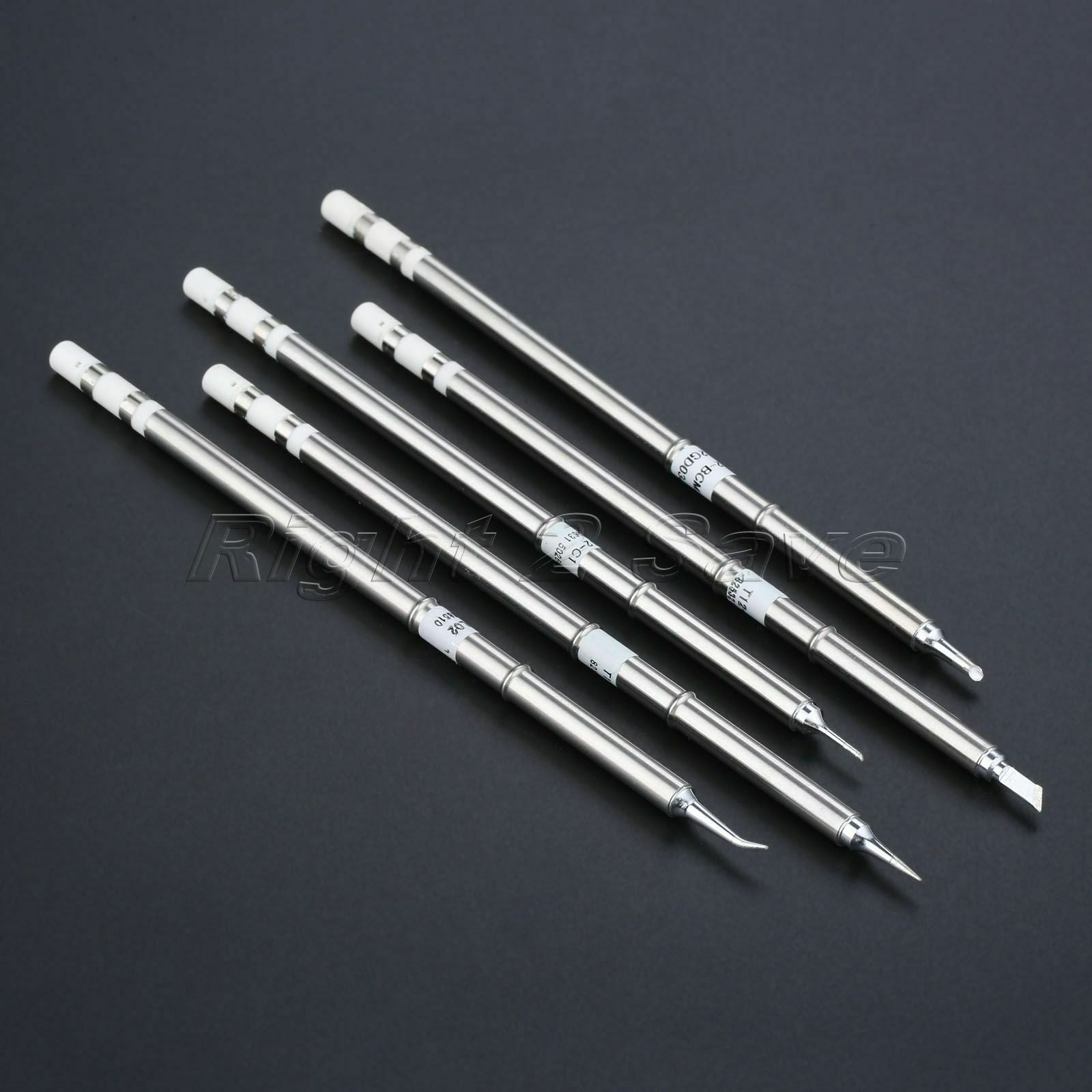 5pcs T12 Soldering Iron Tips Set T12-C1 ILS KU JI02 BCM2 For Welding Component