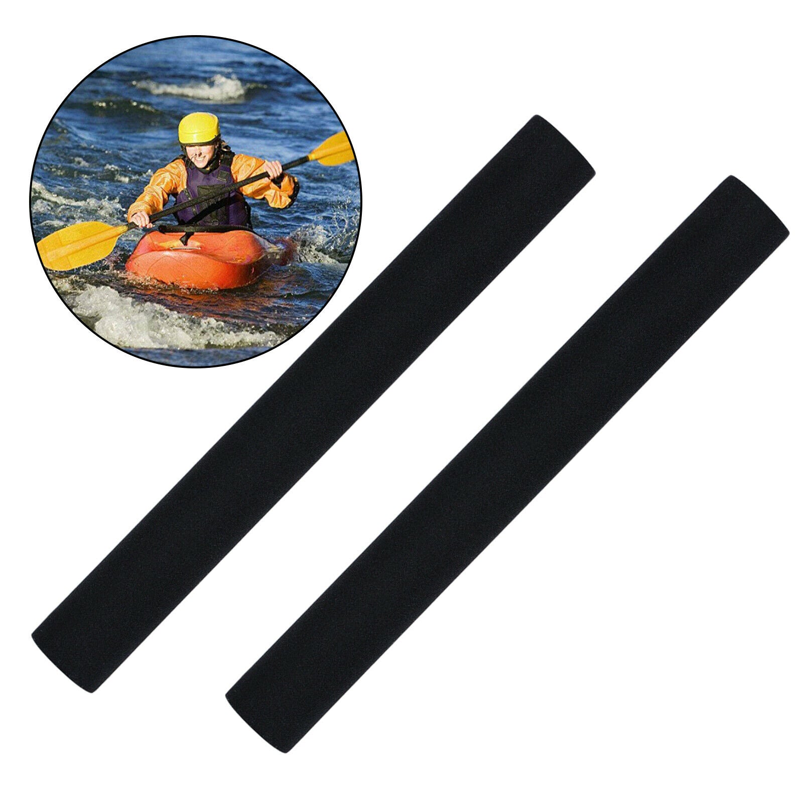Kayak Grips 1Pair Canoe Boat Paddling Grips for Paddling Kayaking Black