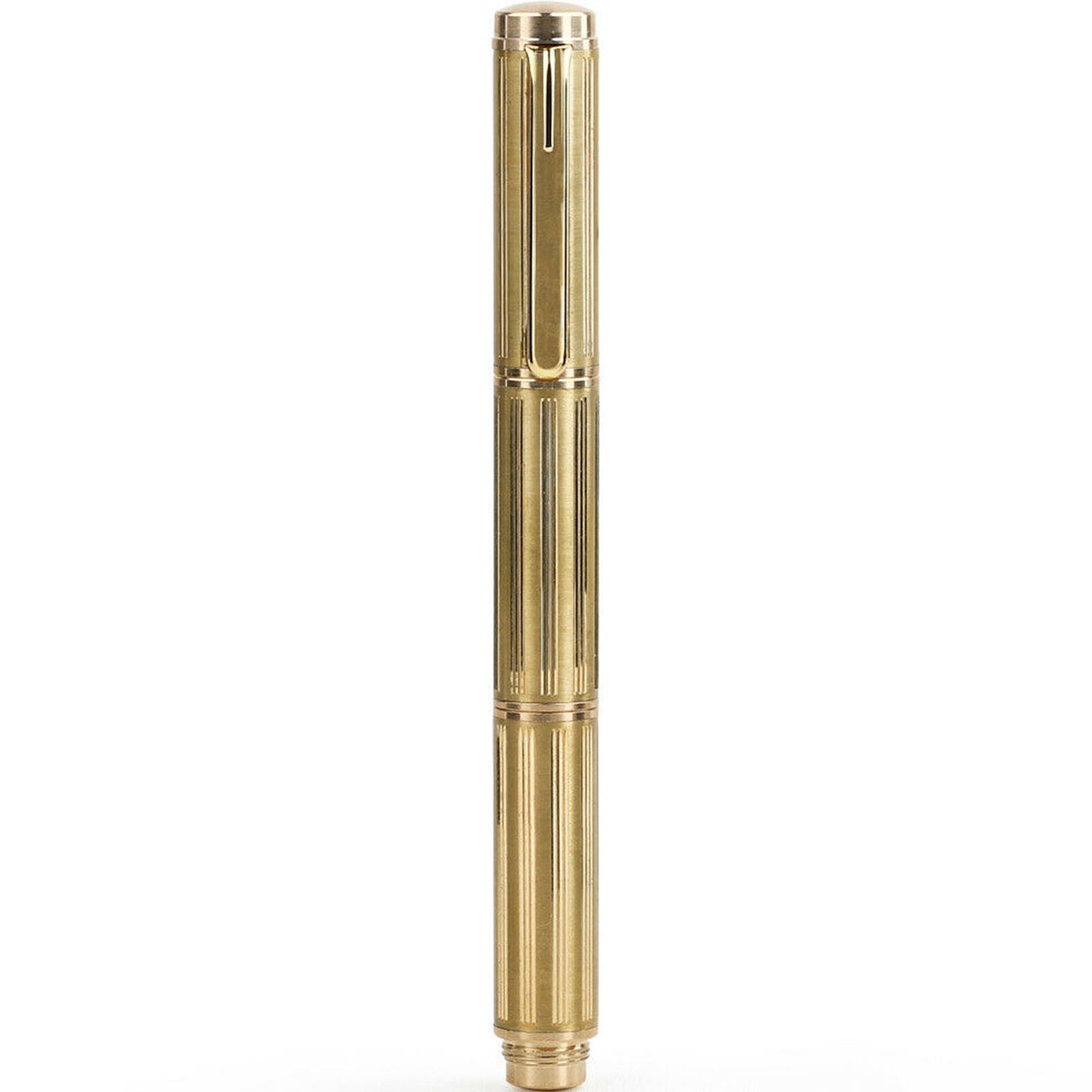 Mojiang Mini Metal Brass Fountain Pen Travel Pocket Size F Iridium Nib Ink Pen