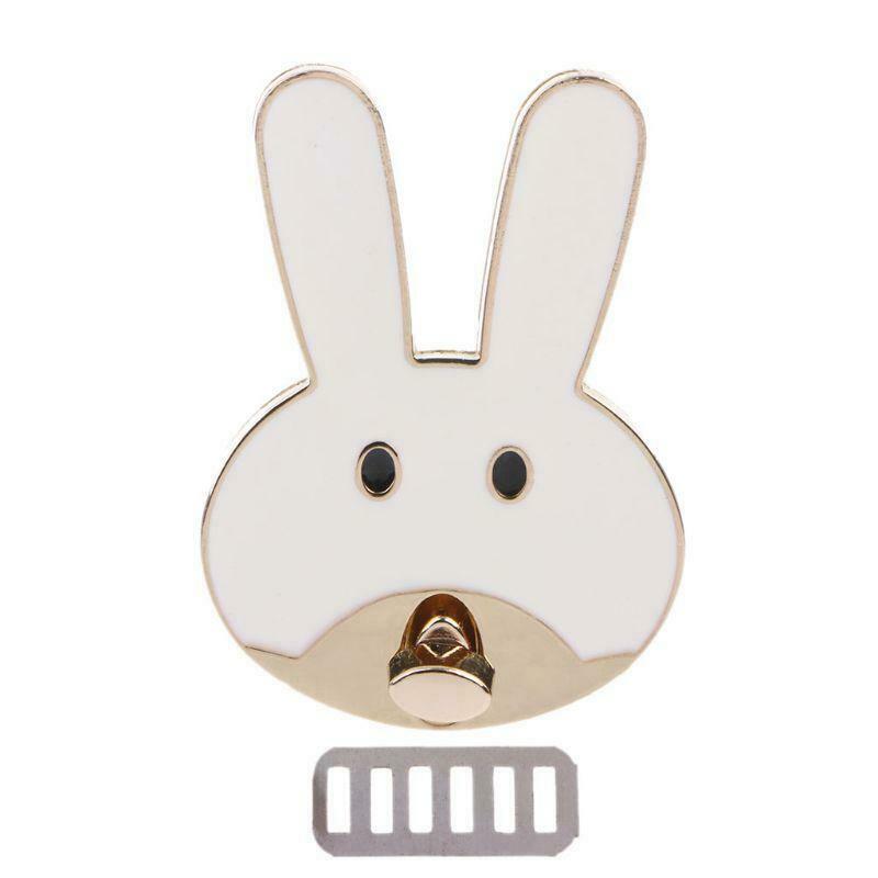 Rabbit Shape Clasp Turn Lock Twist Locks Metal Hardware For DIY Handbag Bag