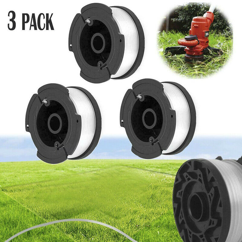 3Pack Line String For BLACK+DECKER Trimmer Replacement Spool 30ft 0.065" AF-1DD